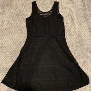 Black lacy dress